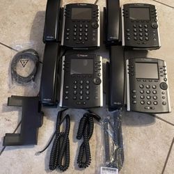 Polycom 2(contact info removed)0-025 VVX 401 12 Line Desktop Phone with HD Voice x4