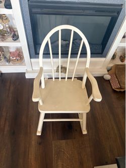 Wooden rocking chair