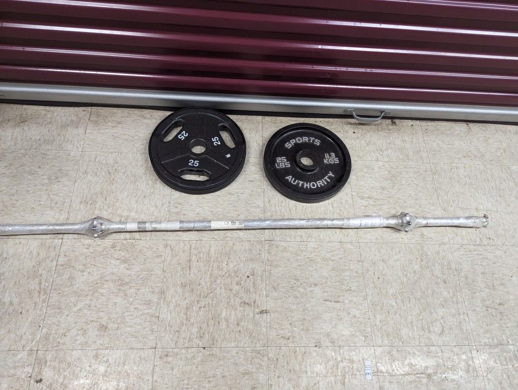 Weight plate Bar Set