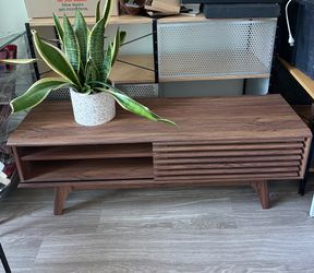 48” wood TV stand