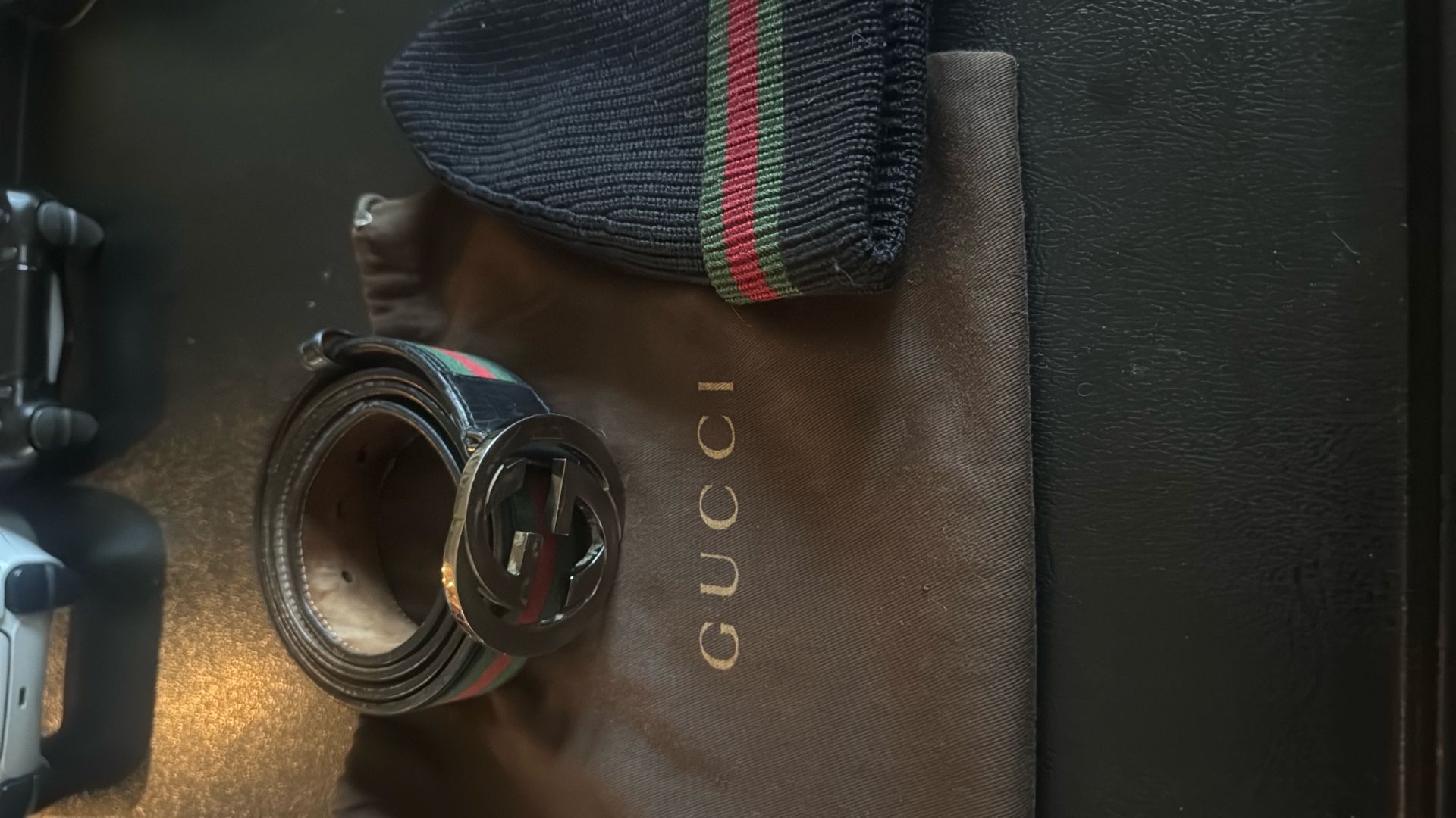 Gucci Belt And Beanie Combo 