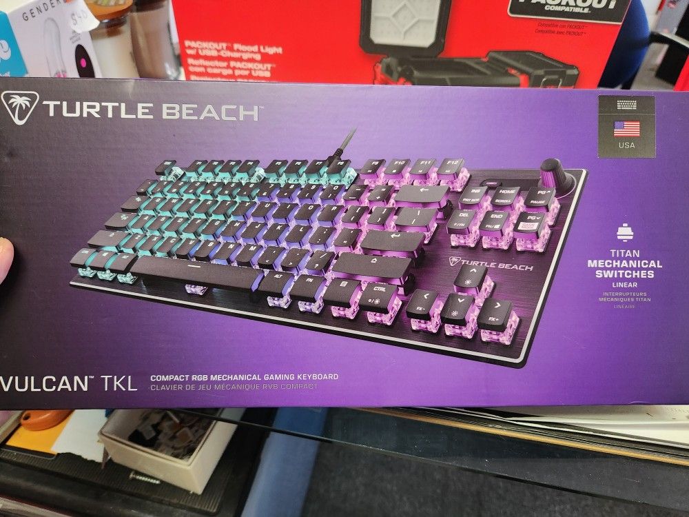 Turtle Beach Vulcan Tkl Wired Mechanical Gaming Keyboard