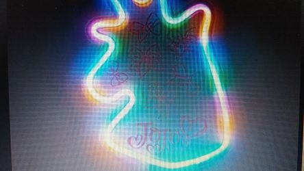 JoJo Siwa Neon Wall Art