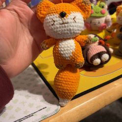 Crochet Fox Keychain