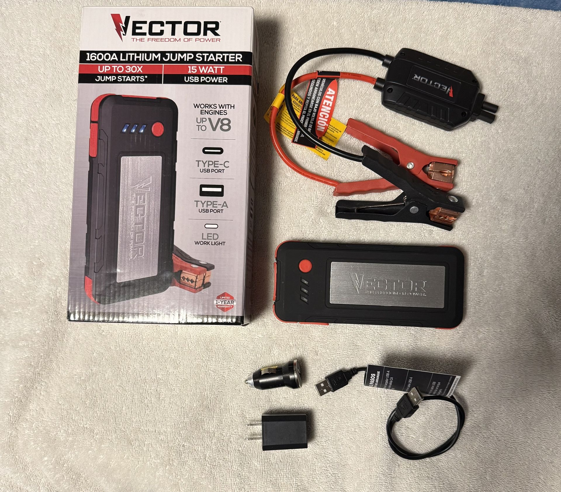 Vector —Lithium Jump Starter