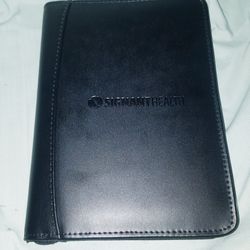 Samsonite Black Leather Note Pad Cover Case Never Used