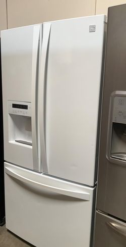 Kenmore 3 Door  Counter Depth White Refrigerator With Water and Ice Maker
