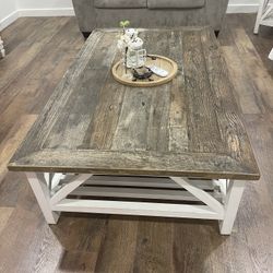 Coffee Table & 2 End Tables