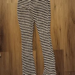 LADIES STRIPED ZEBRA STRECHTABLE LONG LEGS PANTS