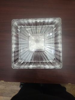 Crystal Square Platter 