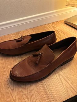 Rockport Men’s Size 14M Brown Leather Tassle Loafers