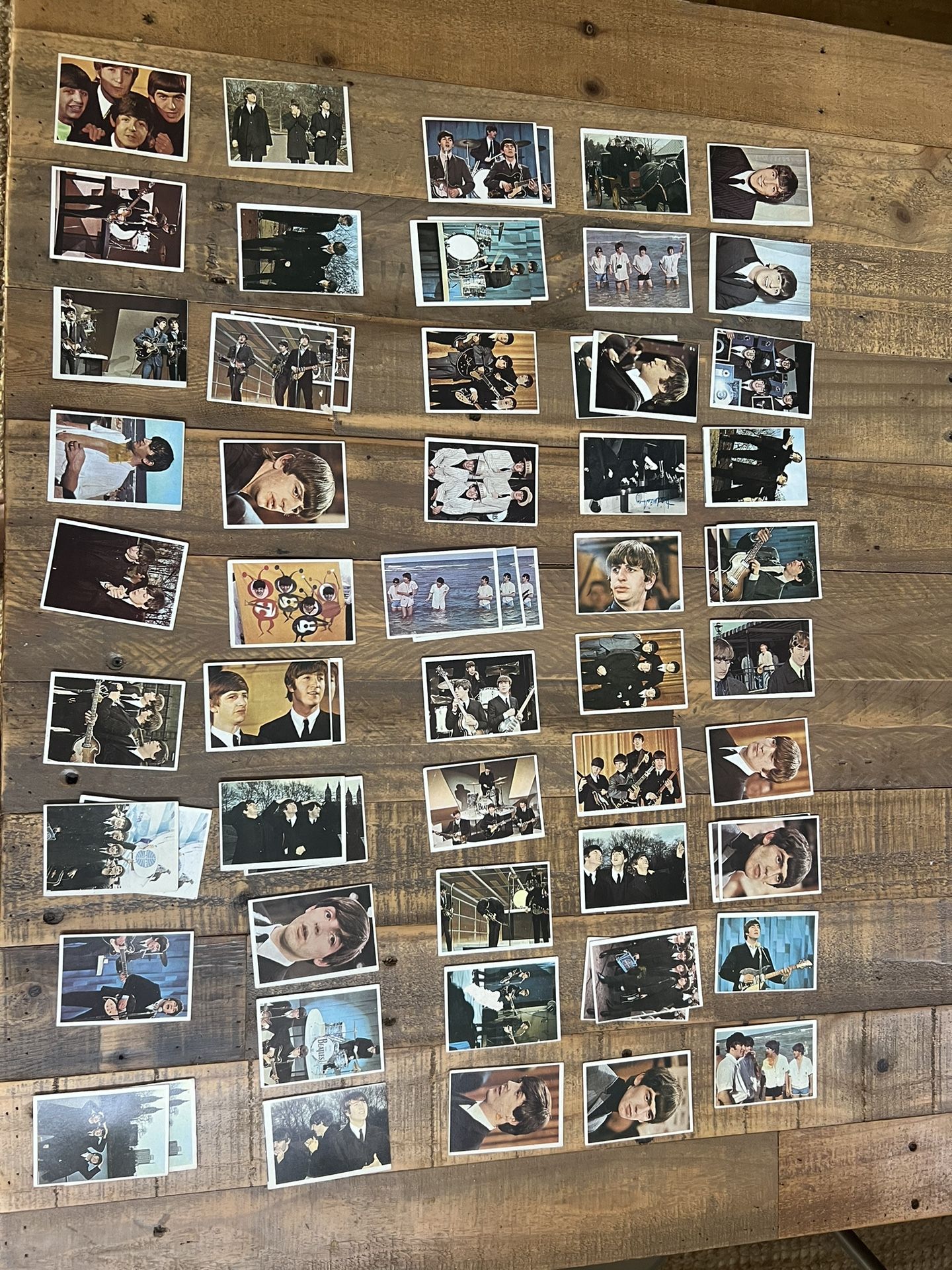 Beatles 1964 Topps Color Cards