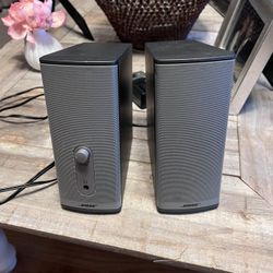 Gently Used Bose Companion 2 Series II Multimedia PC Stereo Speakers w/ Cables