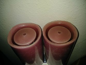 Water fountain pillar candles brand new