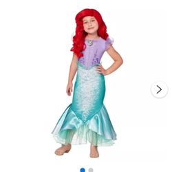 The Little Mermaid Costume Size S 4/6