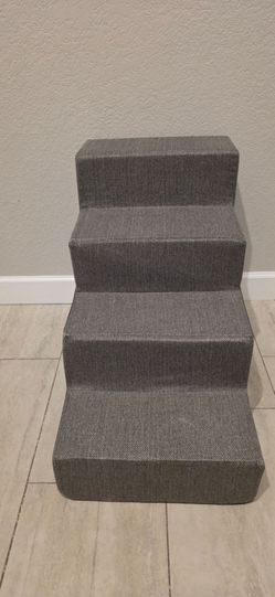 Arlee 4-Step Memory Foam Pet Stairs – 22" High