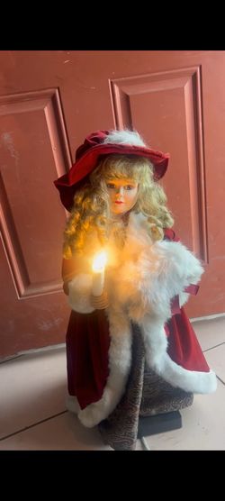 Santa's Best Animated 24” Porcelain Doll