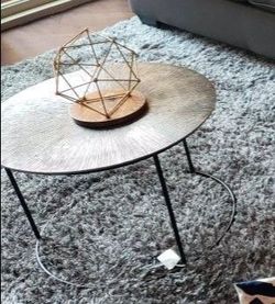 Silver Accent Table