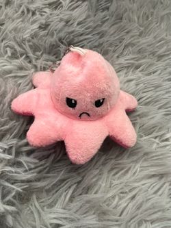 Flip Octopus Plush Key Chain