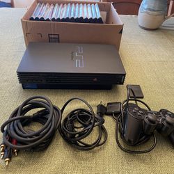 PS2 PlayStation 2 With 10 Games 
