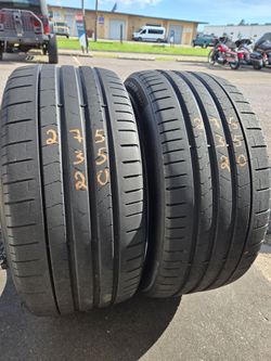 275/35/20 pirelli 90% tread used tires