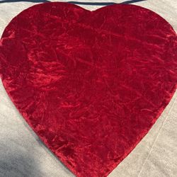 Free Empty Velvet Heart Valentine ❤️ Box For Crafts 