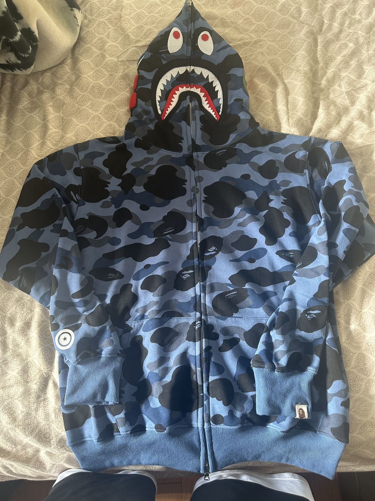 Blue Bape Hoodie π₯π₯π₯