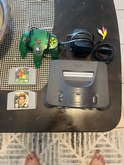 Nintendo 64 with third party controller