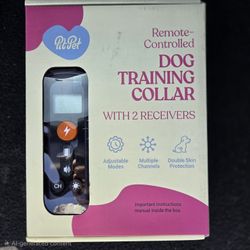 New Dog Training Waterproof Dog Shock Collar with Remote Control For 2 Dogs 20 Modes