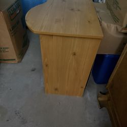 Small light brown desk for sale