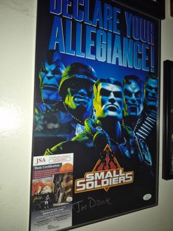 Small Soldiers Signed Movie Poster JSA Certified