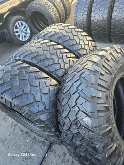 4 used tires Lt 37x12.50r17 Nitto Trail Grappler MT $499.00