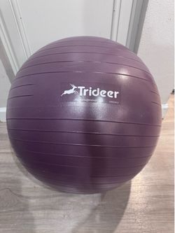 Trideer 55cm Exercise Yoga Stability Ball – Purple