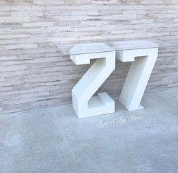 Number / letter table