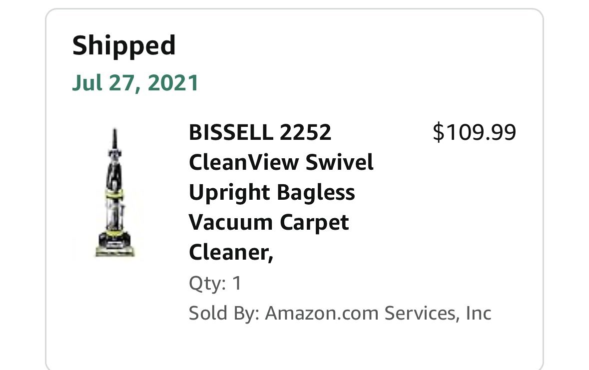 Bissell 2252 CleanView Swivel Upright Bagless Vacuum Carpet Cleaner