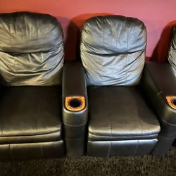 4 Theater Chairs 