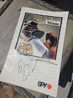 Spy + Willshire Big Black Signed Poster