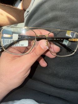 Ray bans gold clear glasses