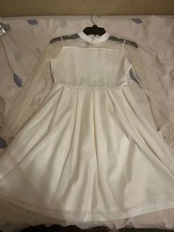 Girls white dress