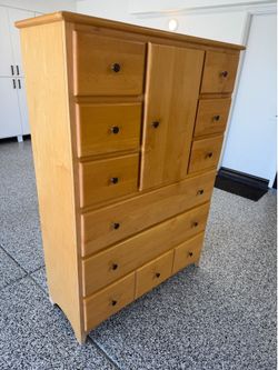 Huge real wood dresser