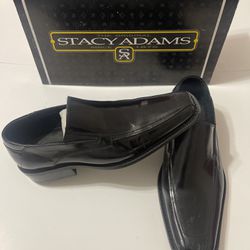 Stacy Adam’s Grayson Men’s Shoes Square Tip Size Us 7 Black Shiney