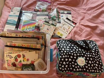 Large Lot Of Happy Planner Items