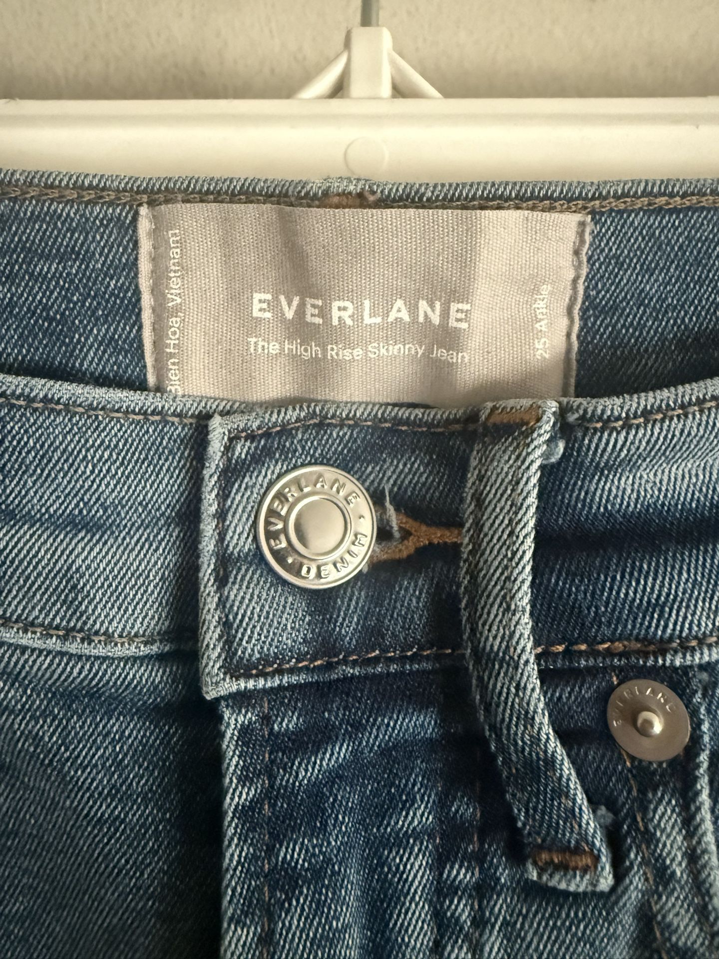 Women’s Blue Skinny Jeans 25in Waist Everlane Brand