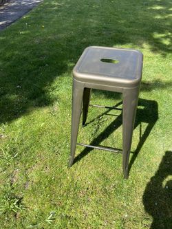 4 Bushman Industrial Bar stools. 
