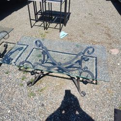 Glass Top TV Stand And End Table 