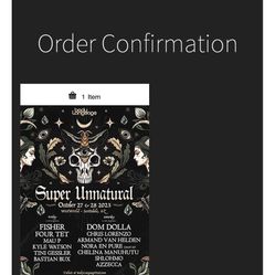 Super Unnatural Ticket 