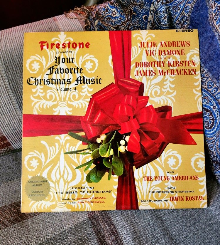 Your Favorite Christmas Music Vol 4 LP Record Firestone Julie Andrews
