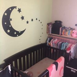 Wooden Baby Crib