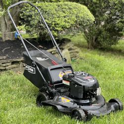 Craftsman Platinum 190cc 21” Lite Weight PUSH Lawn Mower with Built In Deck Spout & MORE 