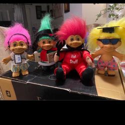 Vintage troll dolls